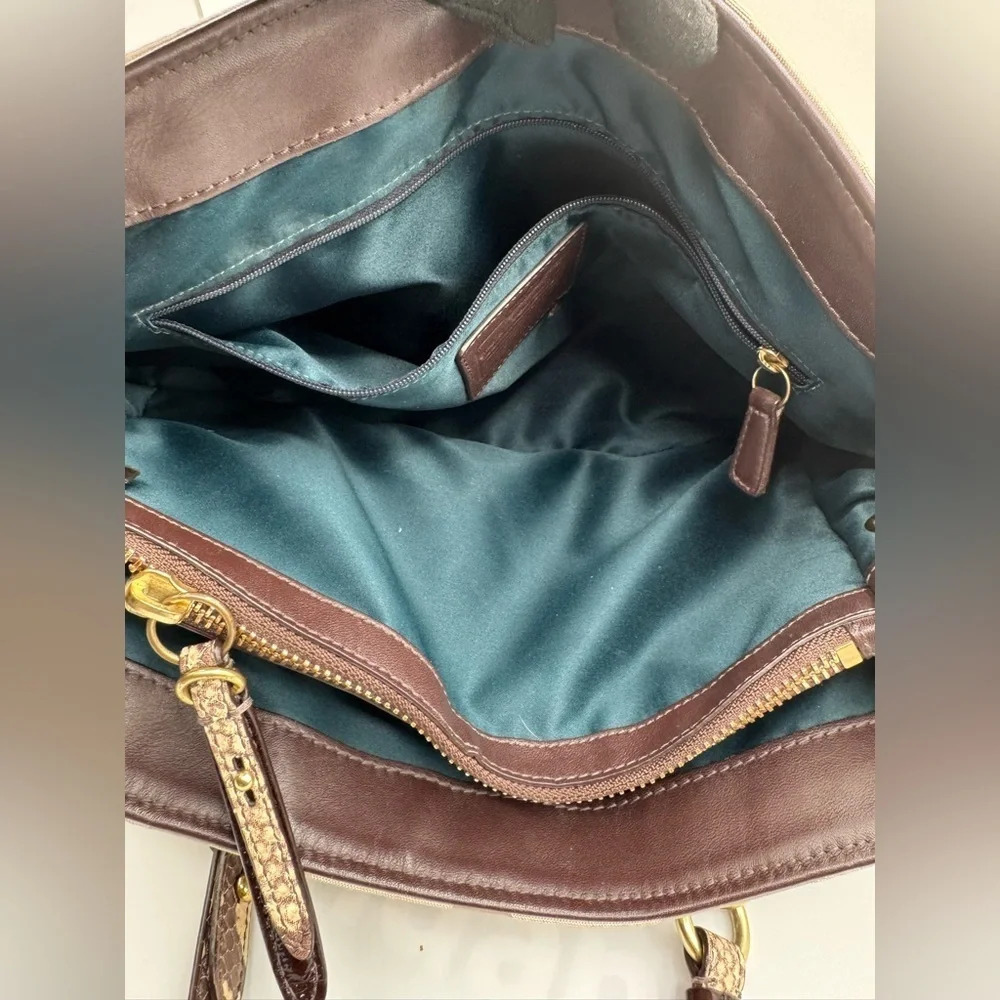 Coach Colette Signature Satchel / Carryall | Very Good Condition